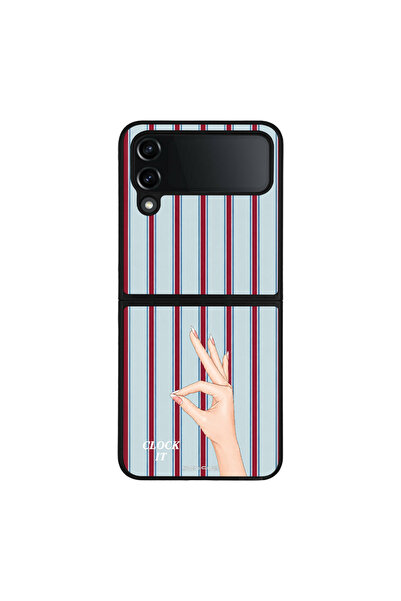 OEM Θήκη Sonique Stripe Stories Series για Samsung Galaxy Z Flip 4 Clock It