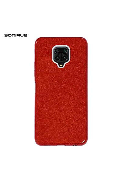 OEM Θήκη Σιλικόνης Sonique Shiny Xiaomi Redmi Note 9S/9 Pro Κόκκινο