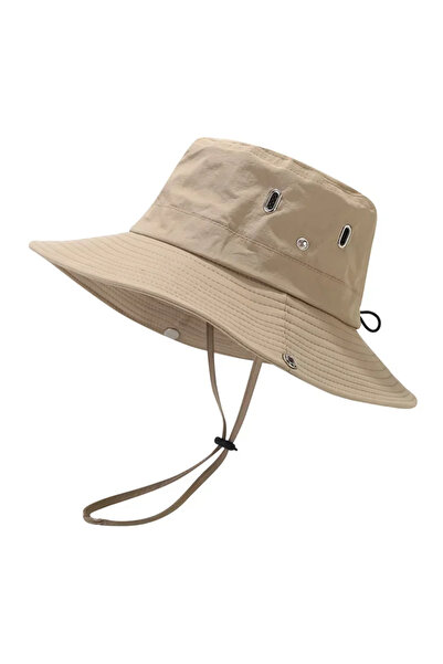 Choice1 Khaki Fashion Cowboy Sun Hat Summer Breathable Quick Drying Bucket Ha...