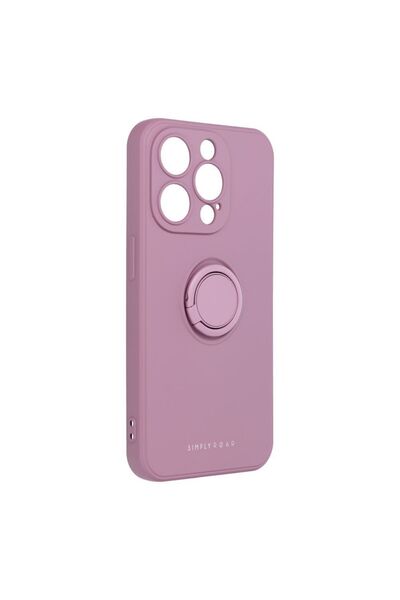 OEM Θήκη Σιλικόνης Roar Amber Case Apple iPhone 15 Pro Μωβ