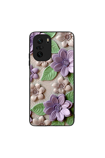 OEM Θήκη Sonique 3D Flower Series για Xiaomi Poco F3 / Mi 11i Βιολετί