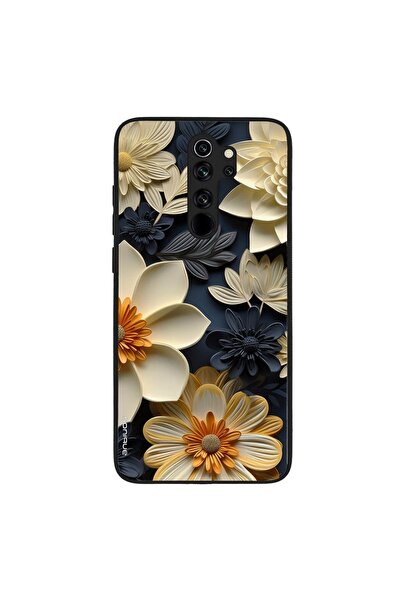 OEM Θήκη Sonique 3D Flower Series για Xiaomi Redmi Note 8 Pro Εκρού