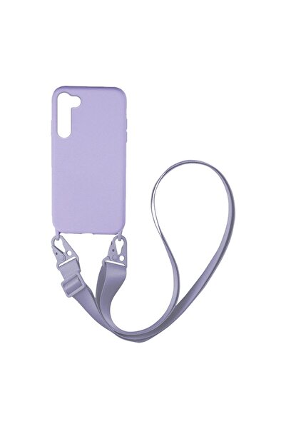 OEM Θήκη Σιλικόνης με Strap CarryHang Sonique Samsung Galaxy S23 Plus Λιλά