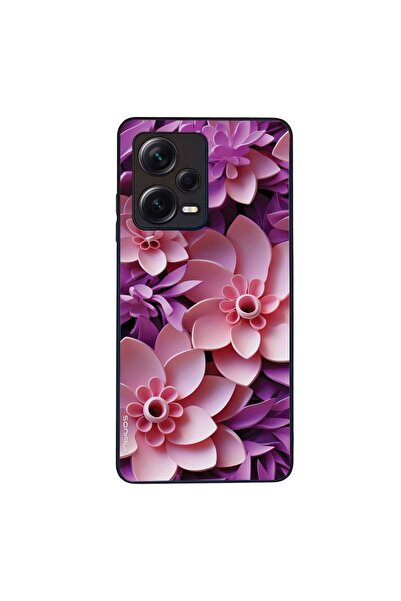 OEM Θήκη Sonique 3D Flower Series για Xiaomi Redmi Note 12 Pro Plus Ροζ