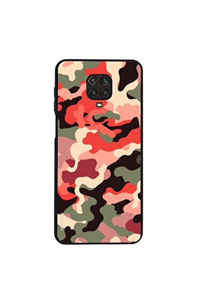 OEM Θήκη Sonique Camouflage Army Series για Xiaomi Redmi Note 9S/9 Pro Κόκκινο