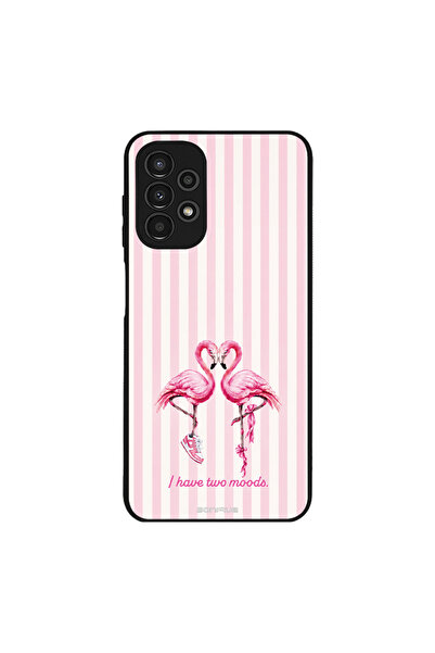 OEM Θήκη Sonique Stripe Stories Series για Samsung Galaxy A13 4G Φλαμίνγκο