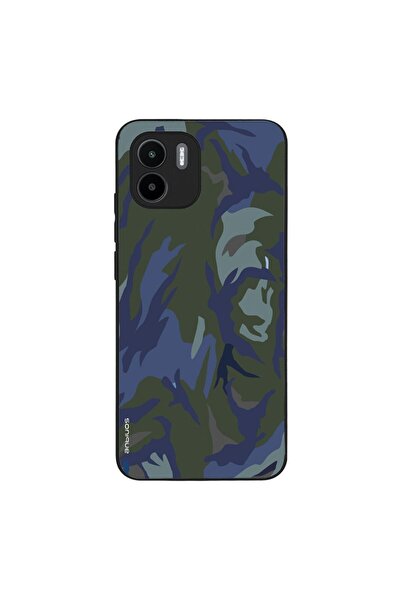 OEM Θήκη Sonique Camouflage Army Series για Xiaomi Redmi A1 / Redmi A2 Μπλε 01