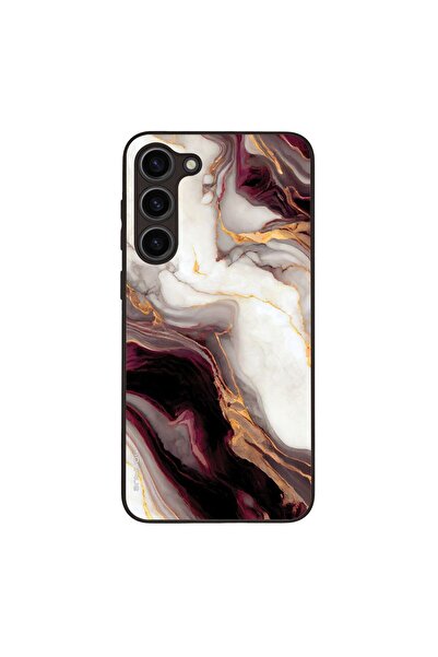 OEM Θήκη Sonique Marble Series για Samsung Galaxy S23 Plus Μπορντώ