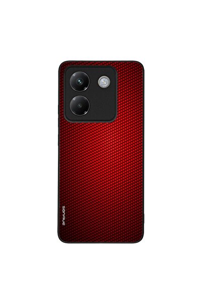 OEM Θήκη Sonique Carbon Series για Xiaomi Poco M7 Pro 5G Κόκκινο