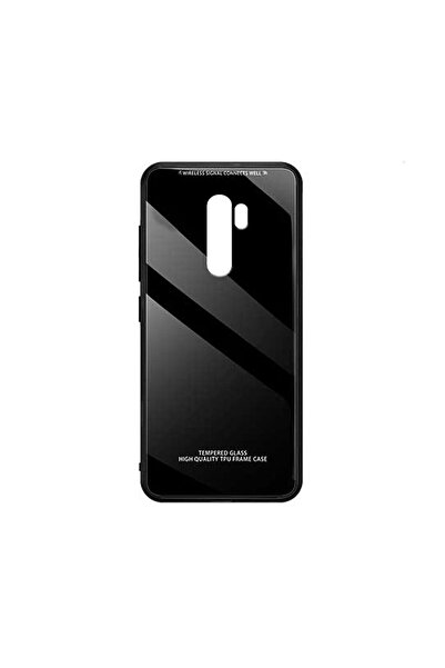 OEM Glass Case Xiaomi Redmi 9 Μαύρο