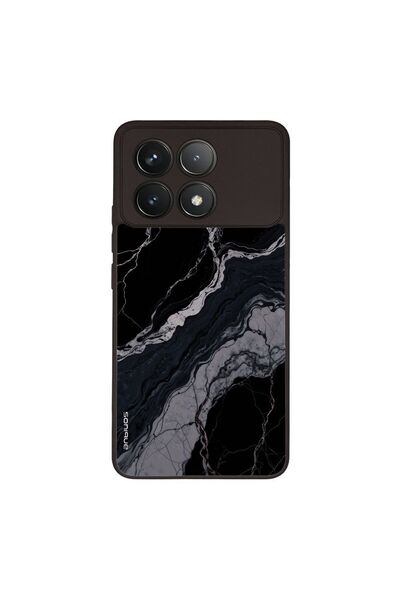 OEM Θήκη Sonique Marble Series για Xiaomi Poco F6 Pro 5G Μαύρο 02