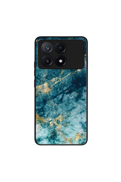 OEM Θήκη Sonique Marble Series για Xiaomi Poco X6 Pro 5G Μπλε