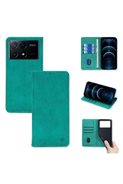 OEM Θήκη Πορτοφόλι Vintage Magnet Wallet Sonique Xiaomi Poco X6 Pro 5G Βεραμάν