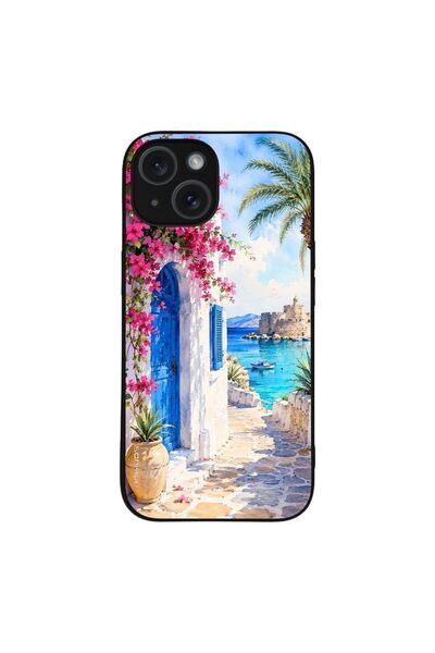 OEM Θήκη Sonique Greek Island Muse Series για Apple iPhone 15 Σοκάκι Ρόδου