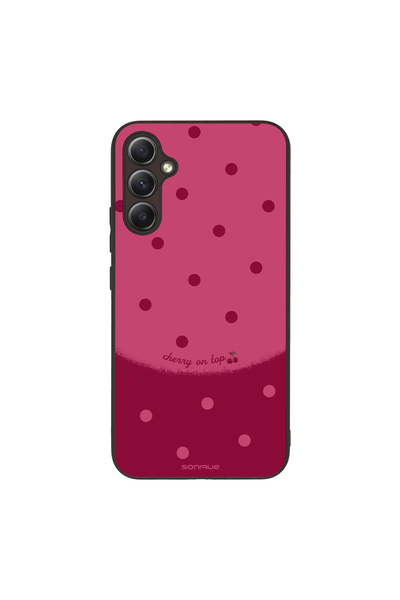 OEM Θήκη Sonique Delulu Polka Era Series για Samsung Galaxy A34 5G Top Cherry