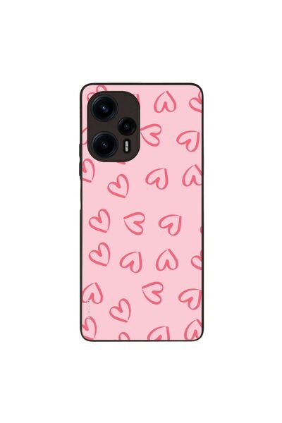 OEM Θήκη Sonique Heart Series για Xiaomi Poco F5 5G Ροζ