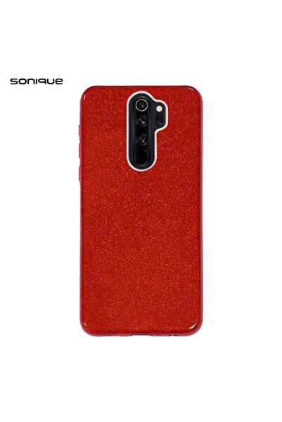 OEM Θήκη Σιλικόνης Sonique Shiny Xiaomi Redmi Note 8 Pro Κόκκινο