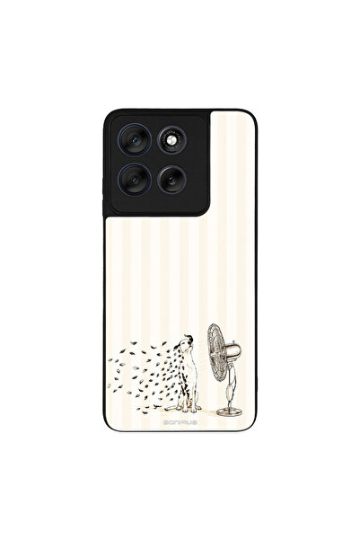 OEM Θήκη Sonique Stripe Stories Series για Motorola Moto G56 5G Cool Dog