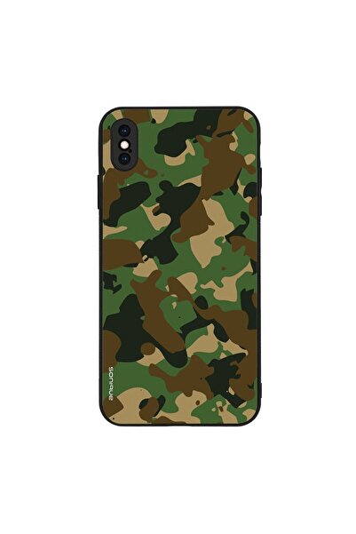 OEM Θήκη Sonique Σειρά Καμουφλάζ Στρατού για Apple iPhone XS MAX Πράσινο