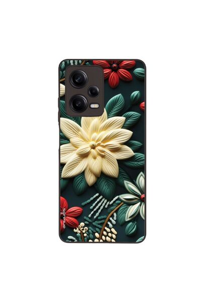 OEM Θήκη Sonique 3D Flower Series για Xiaomi Redmi Note 12 Pro 5G Πράσινο