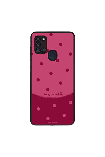 OEM Θήκη Sonique Delulu Polka Era Series για Samsung Galaxy A21s Top Cherry