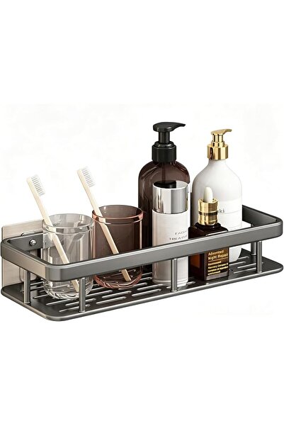GENERAL Mohadjia Wall Mounted Bathroom Organizer Rack, Aluminum Shower Shelve...