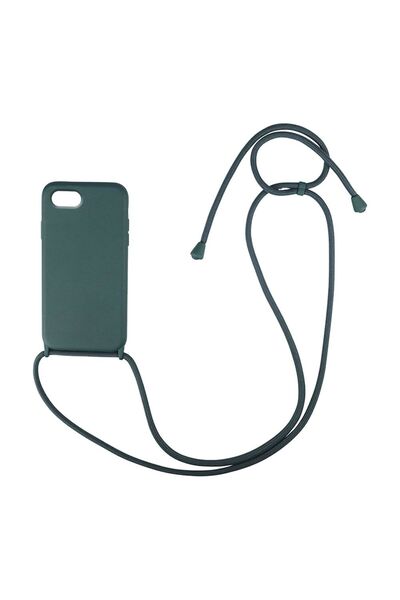 OEM Θήκη Σιλικόνης με Κορδόνι CarryHang Sonique Apple iPhone 6/6s Πράσινο Σκούρο