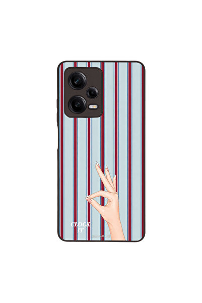 OEM Θήκη Sonique Stripe Stories Series για Xiaomi Redmi Note 12 Pro 5G Clock It