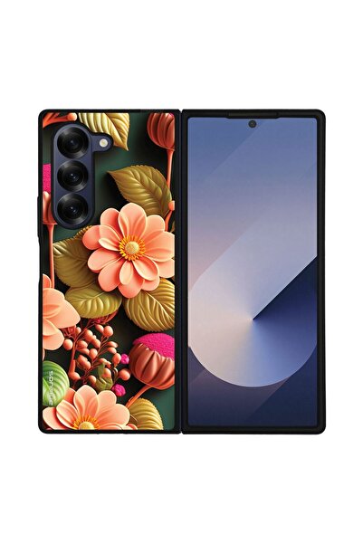OEM Θήκη Sonique 3D Flower Series για Samsung Galaxy Z Fold 6 Σομόν