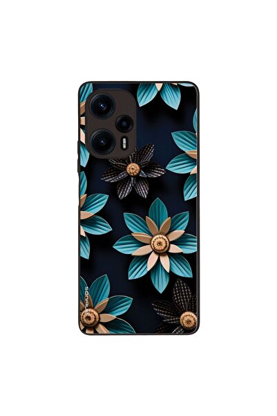OEM Θήκη Sonique 3D Flower Series για Xiaomi Poco F5 5G Γαλάζιο