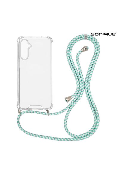 OEM Θήκη Σιλικόνης με Κορδόνι Sonique Armor Clear Samsung Galaxy M15 5G Rainb...