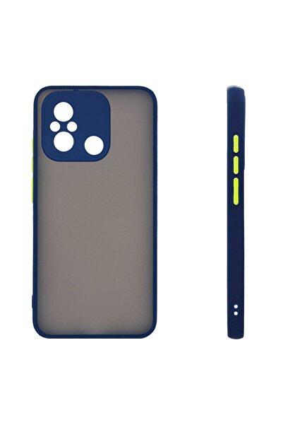 OEM Θήκη Σιλικόνης Color Button Bumper Sonique Xiaomi Redmi 12C Μπλέ