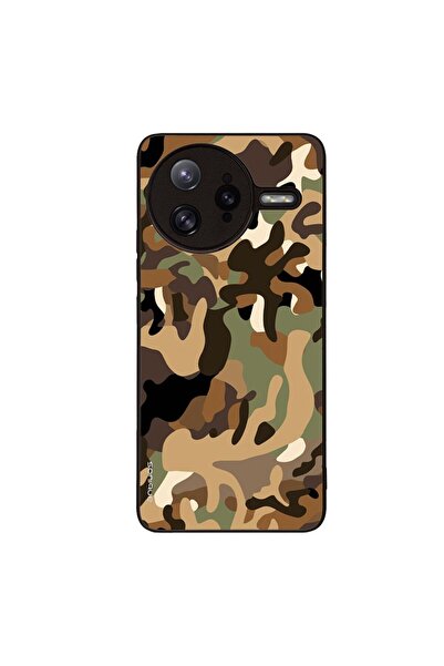 OEM Θήκη Sonique Camouflage Army Series για Xiaomi Poco F7 Ultra 5G Καφέ