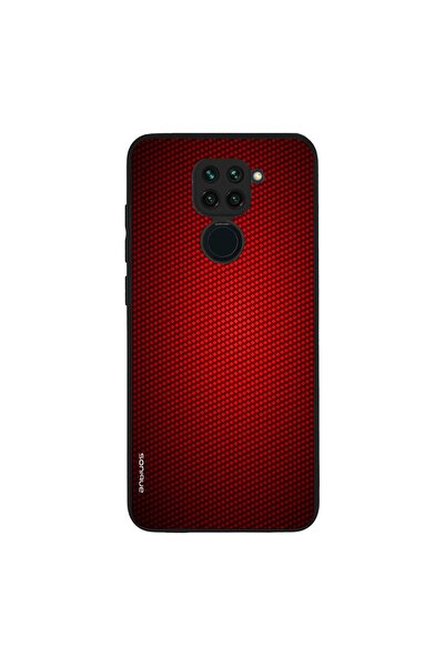 OEM Θήκη Sonique Carbon Series για Xiaomi Redmi Note 9 Κόκκινο
