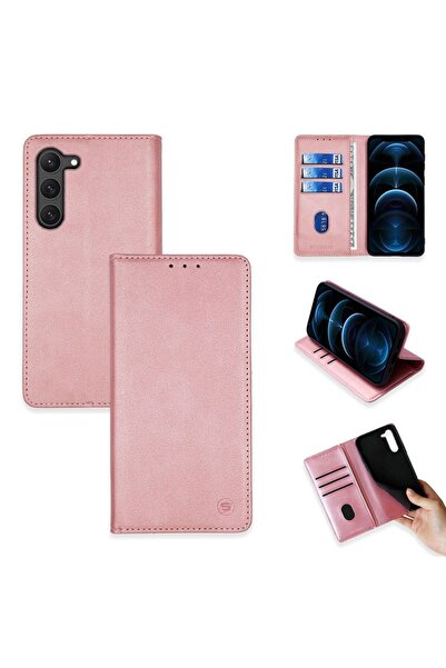 OEM Θήκη Πορτοφόλι Vintage Magnet Wallet Sonique Samsung Galaxy S23 Plus Ροζ ...