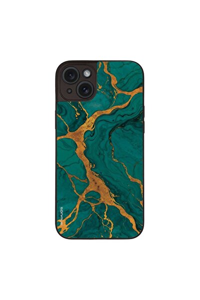OEM Θήκη Sonique Marble Series για Apple iPhone 15 Plus Πράσινο