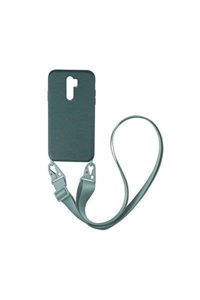 OEM Θήκη Σιλικόνης με Strap CarryHang Sonique Xiaomi Redmi Note 8 Pro Πράσινο...