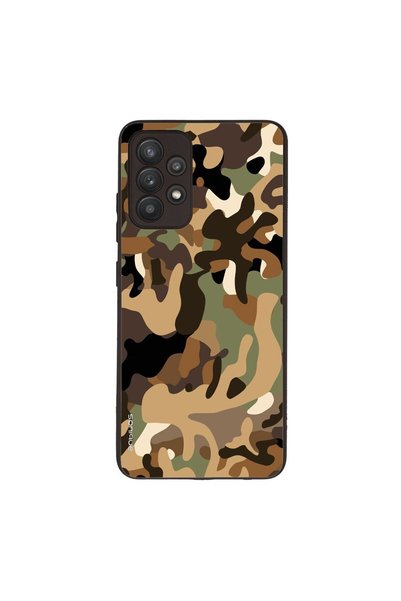 OEM Θήκη Sonique Σειρά Καμουφλάζ Στρατού για Samsung Galaxy A32 4G Καφέ