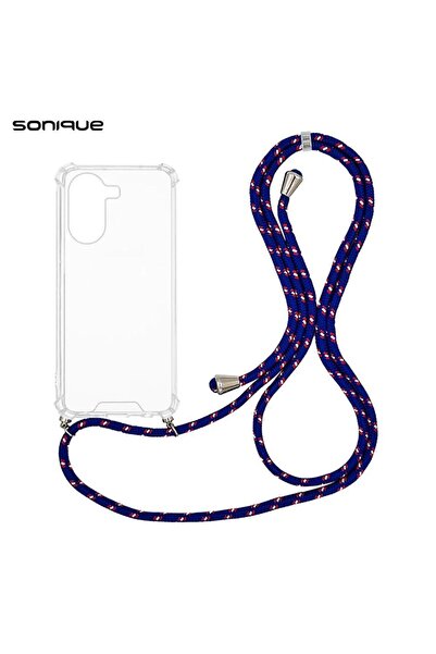 OEM Θήκη Σιλικόνης με Κορδόνι Sonique Armor Clear Xiaomi Poco X7 Pro 5G Rainb...