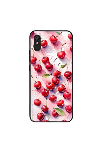 OEM Θήκη Sonique Fruit Series για Xiaomi Redmi 9A / Redmi 9AT Κεράσι