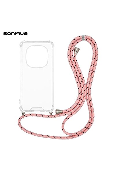 OEM Θήκη Σιλικόνης με Κορδόνι Sonique Armor Clear Xiaomi Redmi Note 14 Pro 5G...