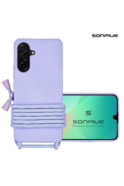 OEM Θήκη Σιλικόνης με Κορδόνι CarryHang Sonique Samsung Galaxy A36 5G Λιλά