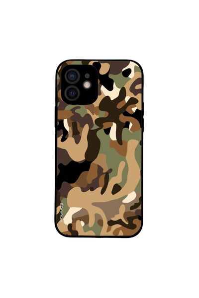 OEM Θήκη Sonique Σειρά Καμουφλάζ Στρατού για Apple iPhone 12 Καφέ