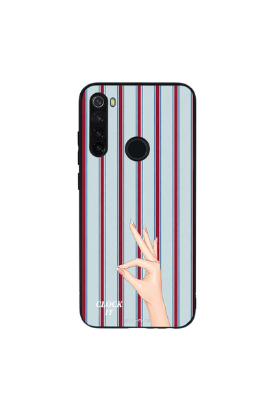OEM Θήκη Sonique Stripe Stories Series για Xiaomi Redmi Note 8T Clock It