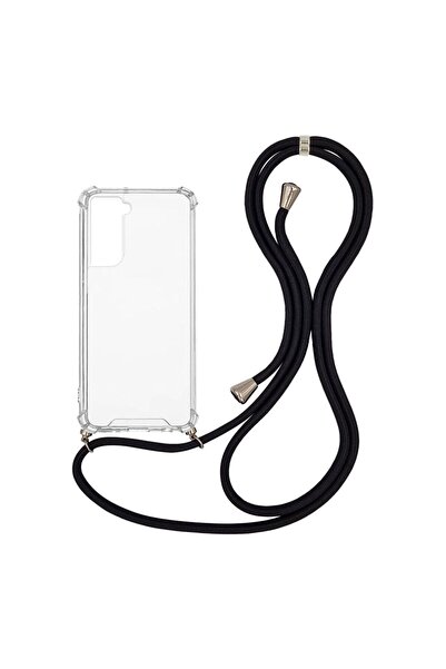 OEM Θήκη Σιλικόνης με Κορδόνι Sonique Armor Clear Samsung Galaxy S22 Plus Μαύρο