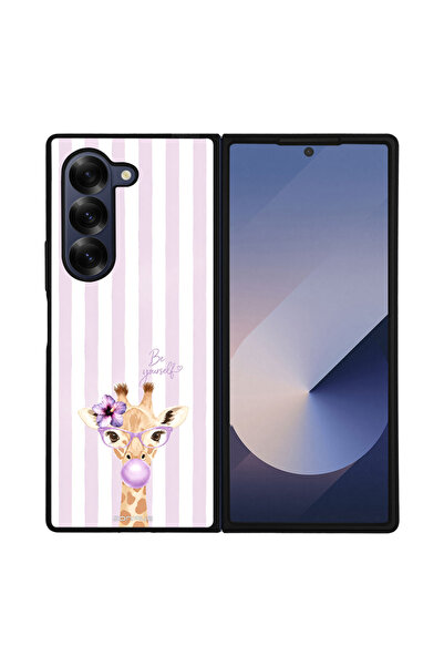 OEM Θήκη Sonique Stripe Stories Series για Samsung Galaxy Z Fold 6 Λιλά- Καμη...