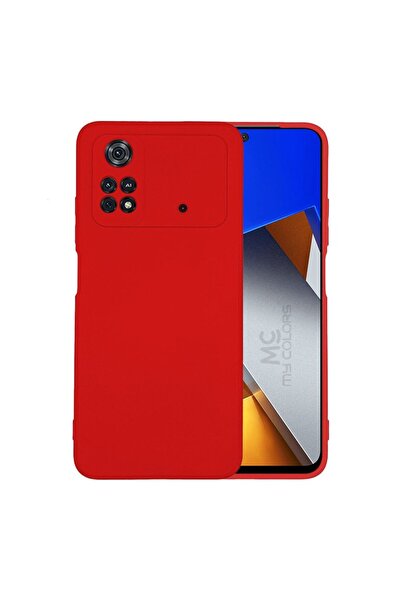 OEM Θήκη Σιλικόνης My Colors Sonique Xiaomi Poco M4 Pro 4G Κόκκινο