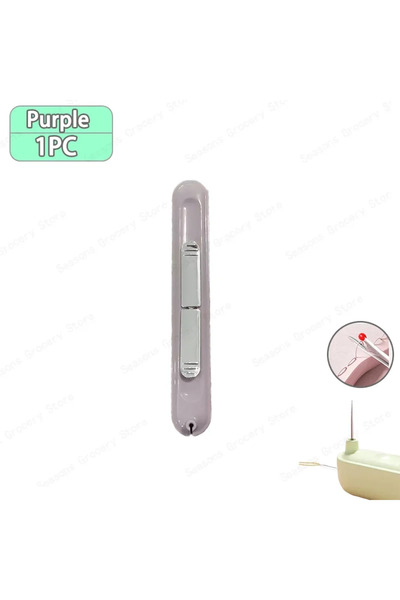 Choice19 Purple-1PC 2 In 1 Needle Threader and Seam Ripper Tool Multifunction...