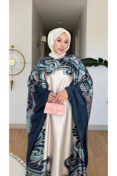 NİLNUR MODA New Season Lara Satin Abaya