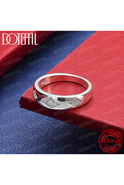 Choice3 8 WHITE 925 Sterling Silver AAA Three Crystal Ring For Woman Fashion ...